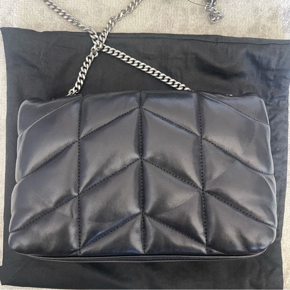 YSL Mini Lou Lou Puffer Leather Chain Shoulder Bag - Picture 4 of 10